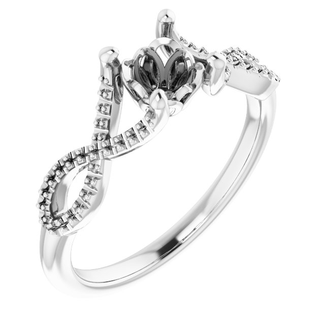 Accented Ribbon Ring