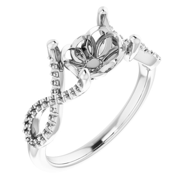 Accented Ribbon Ring