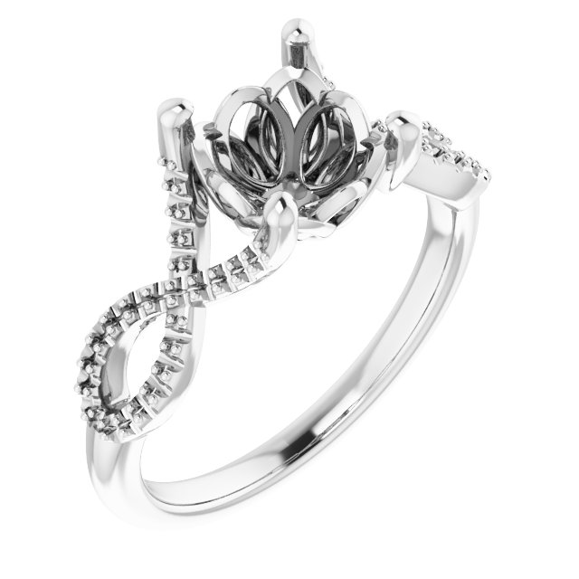 Accented Ribbon Ring