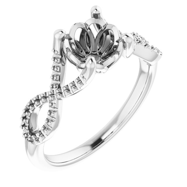 Accented Ribbon Ring