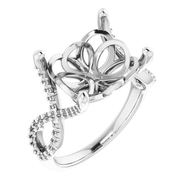 Accented Ribbon Ring