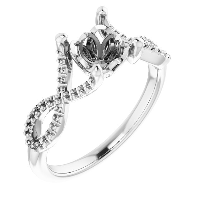 Accented Ribbon Ring