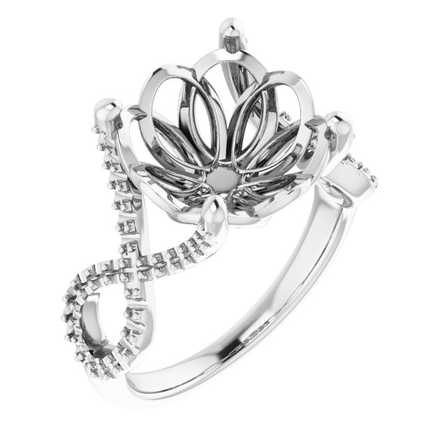 Accented Ribbon Ring