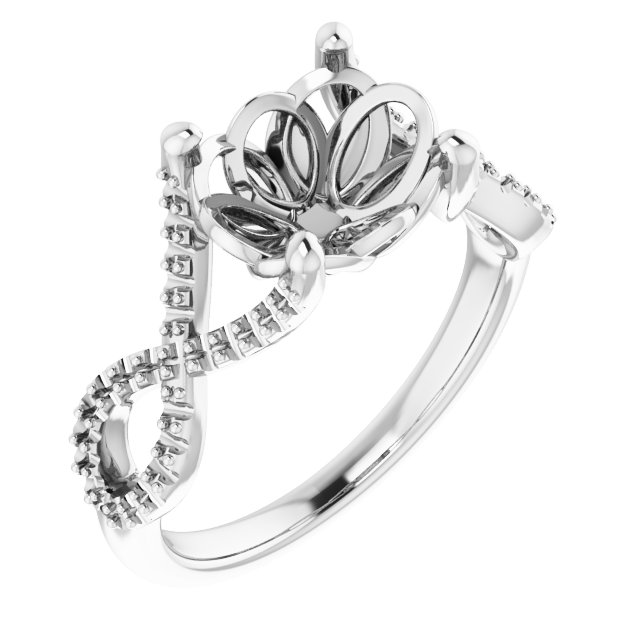 Accented Ribbon Ring