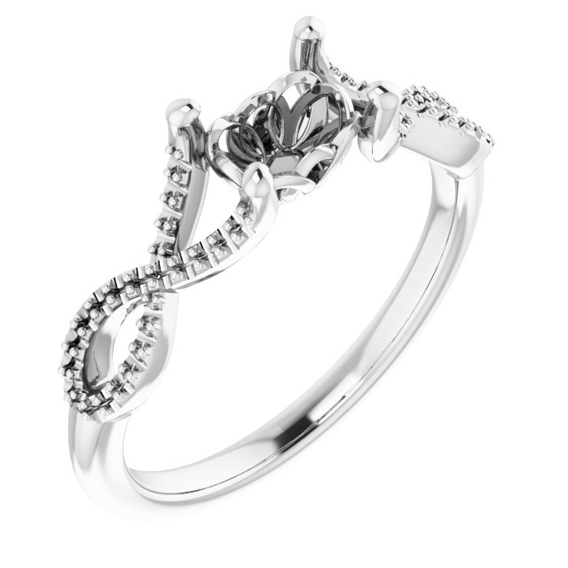 Accented Ribbon Ring