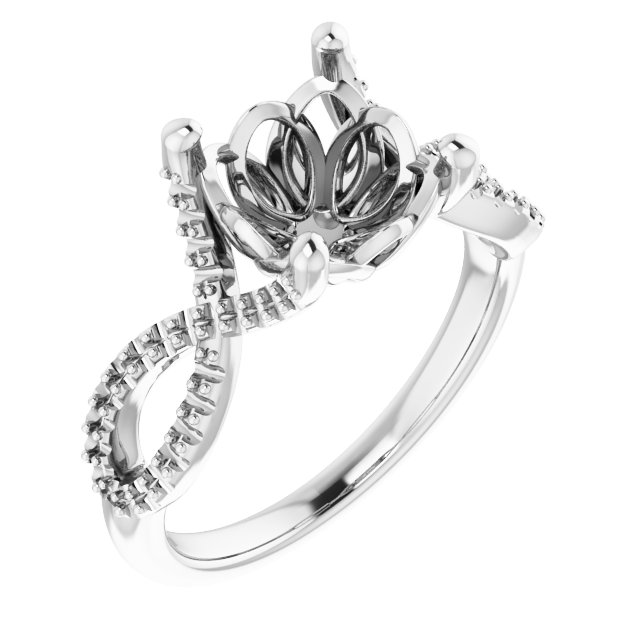Accented Ribbon Ring