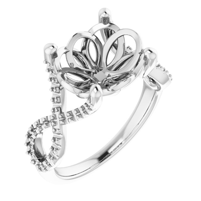 Accented Ribbon Ring