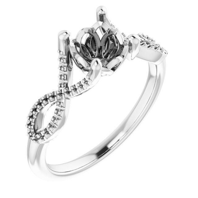 Accented Ribbon Ring