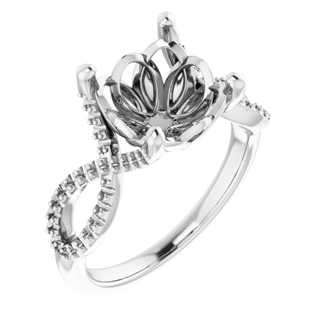 Accented Ribbon Ring
