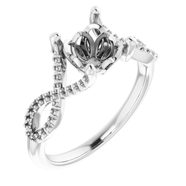 Accented Ribbon Ring