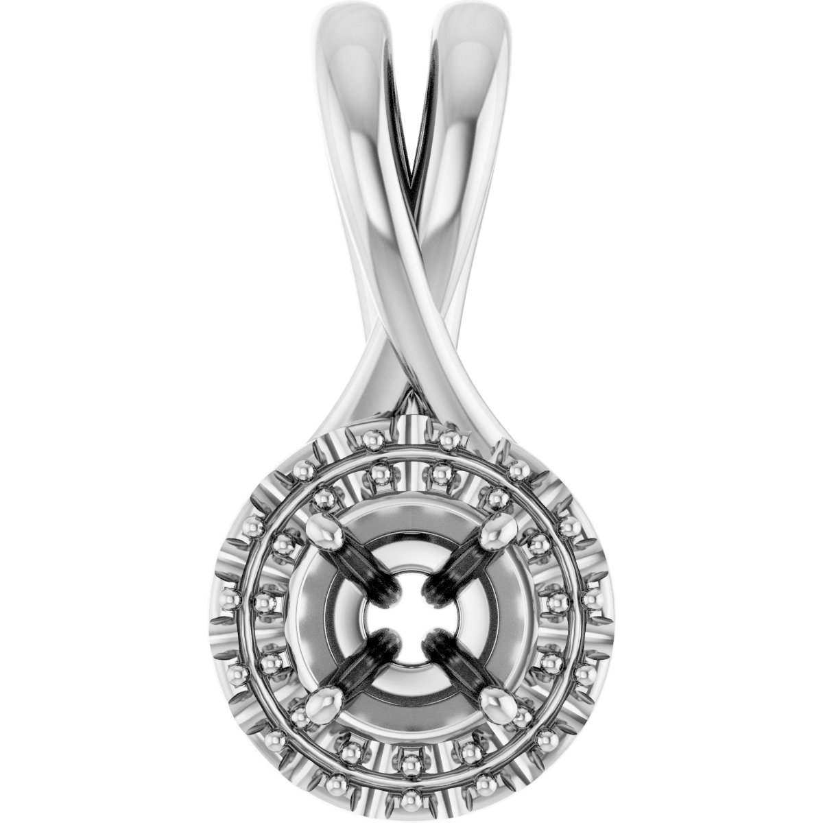 Halo-Style Pendant