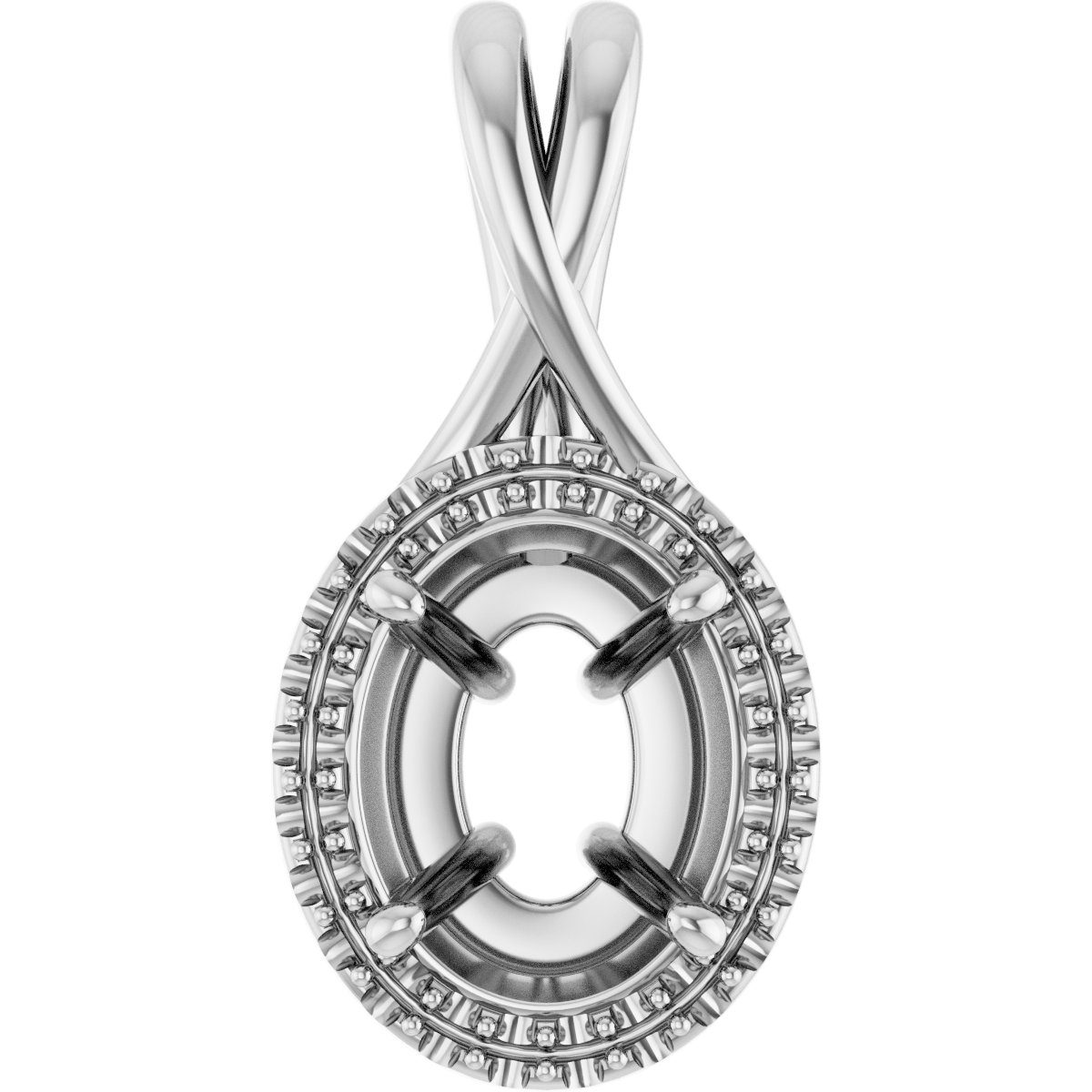 Halo-Style Pendant