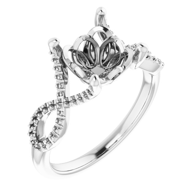 Accented Ribbon Ring