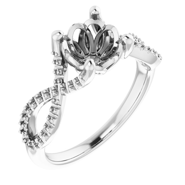 Accented Ribbon Ring