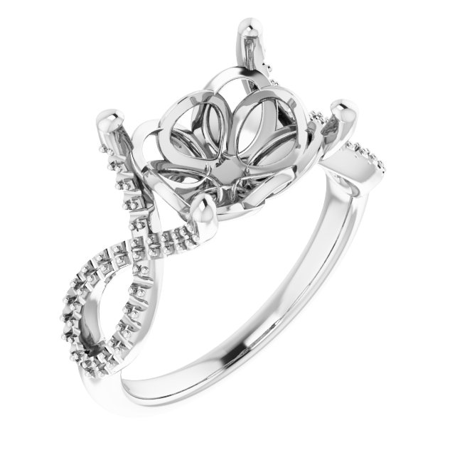 Accented Ribbon Ring