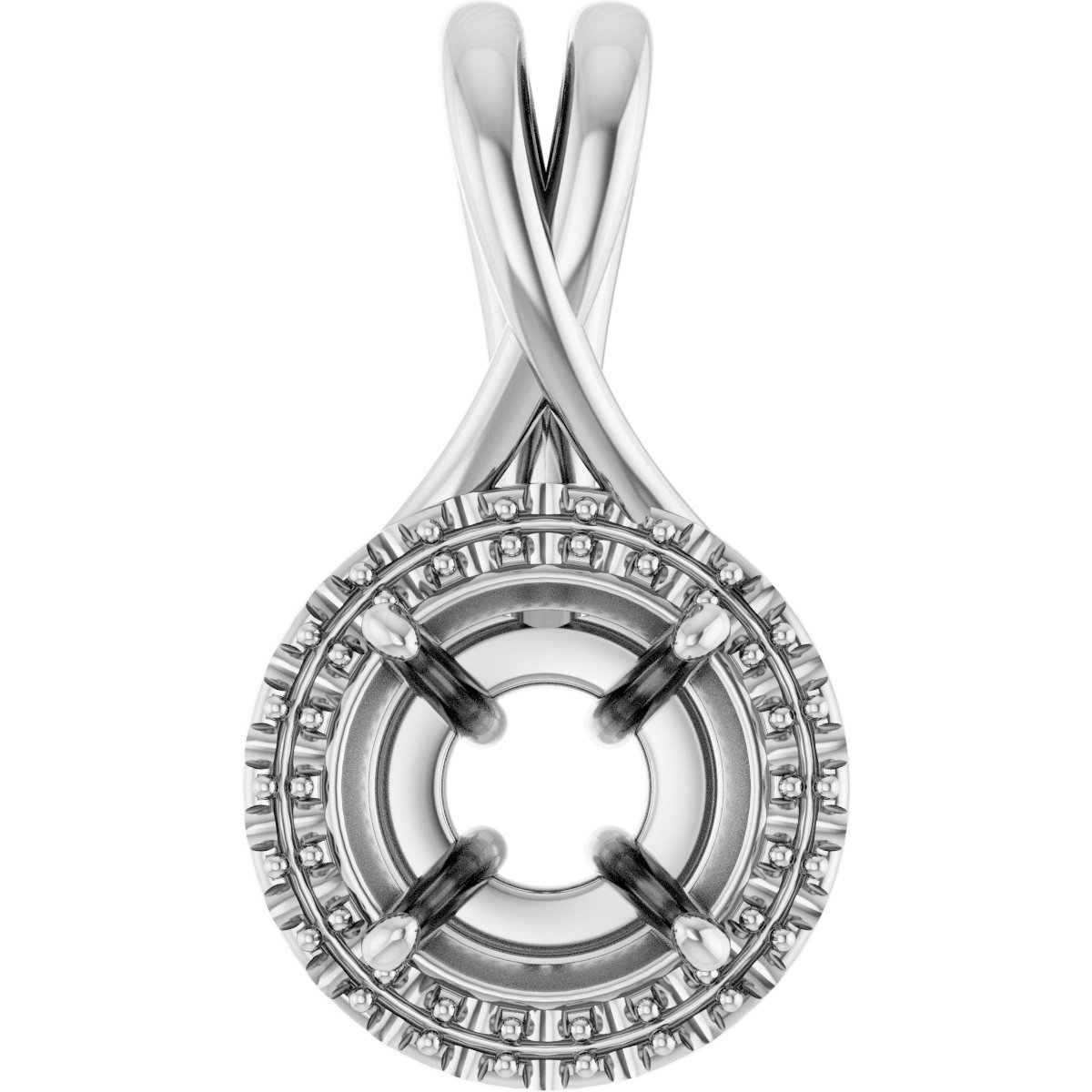 Halo-Style Pendant
