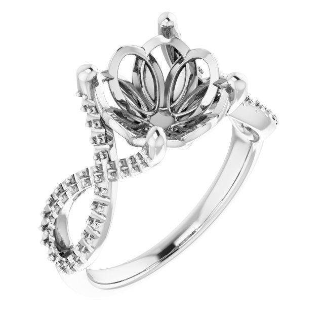 Accented Ribbon Ring