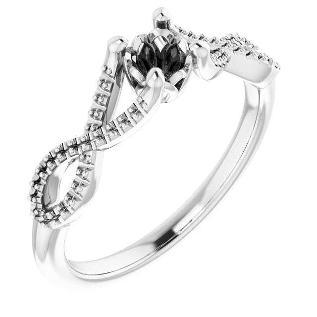 Accented Ribbon Ring
