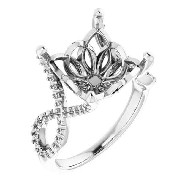 Accented Ribbon Ring