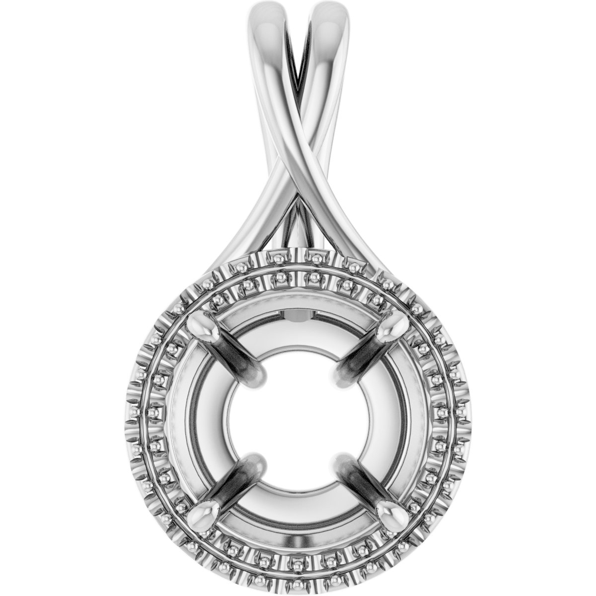 Halo-Style Pendant