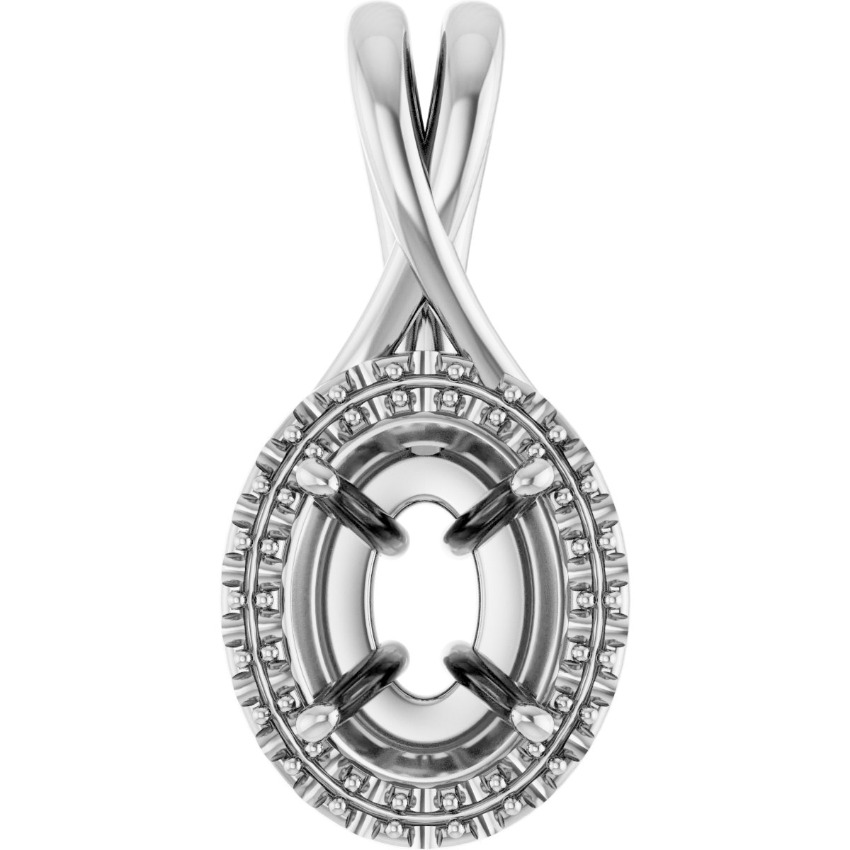 Halo-Style Pendant
