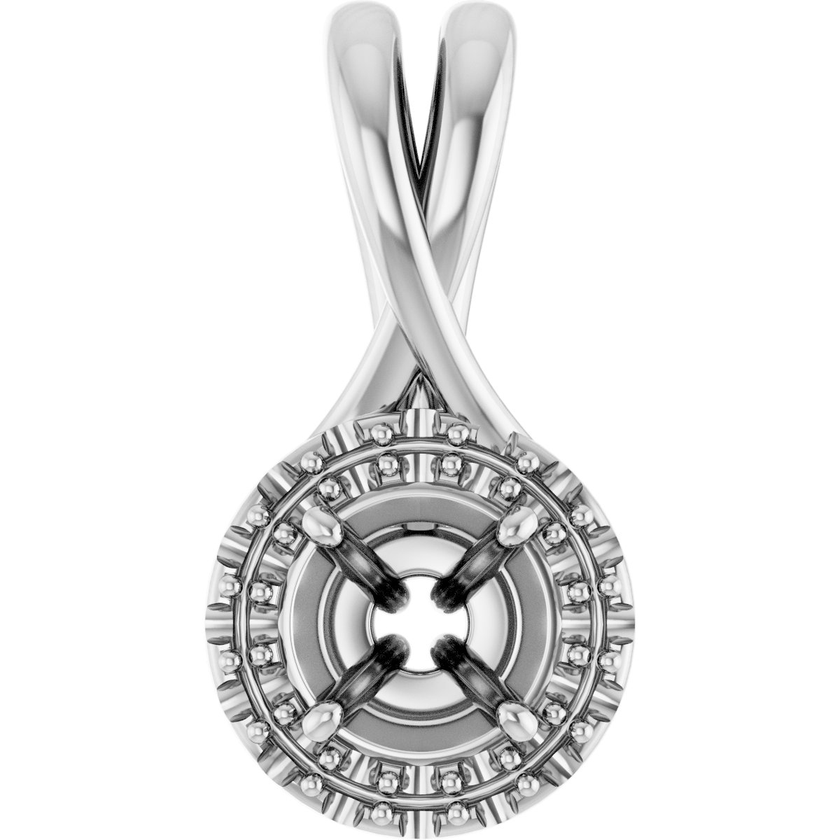 Halo-Style Pendant