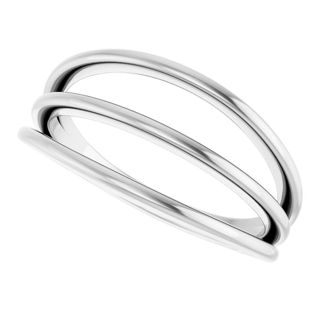 Sterling Silver Negative Space Ring 