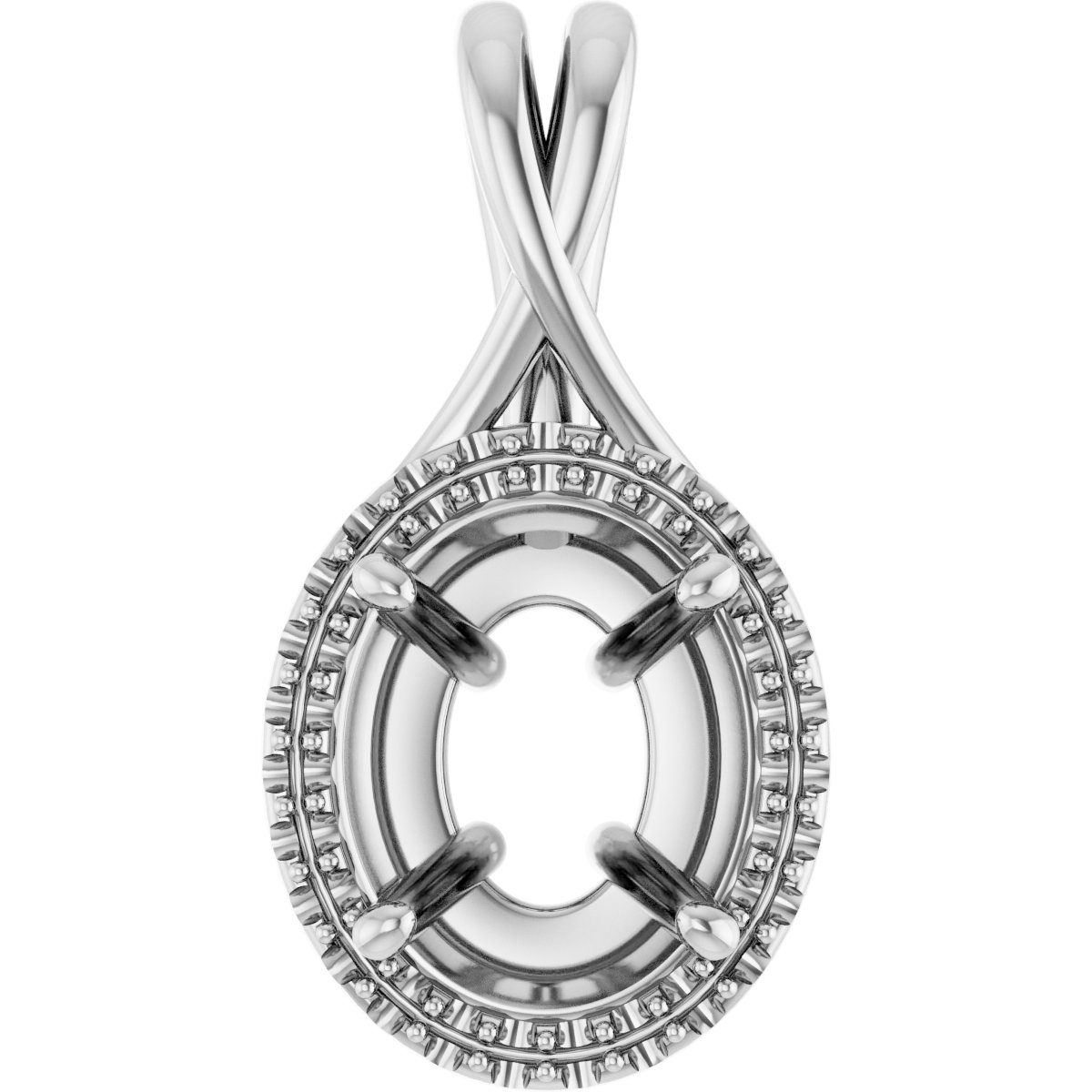 Halo-Style Pendant