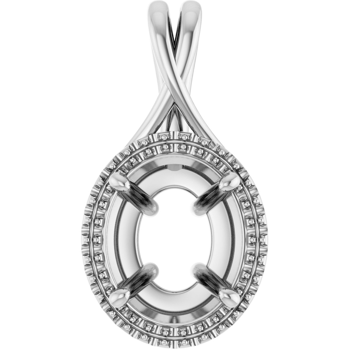 Halo-Style Pendant