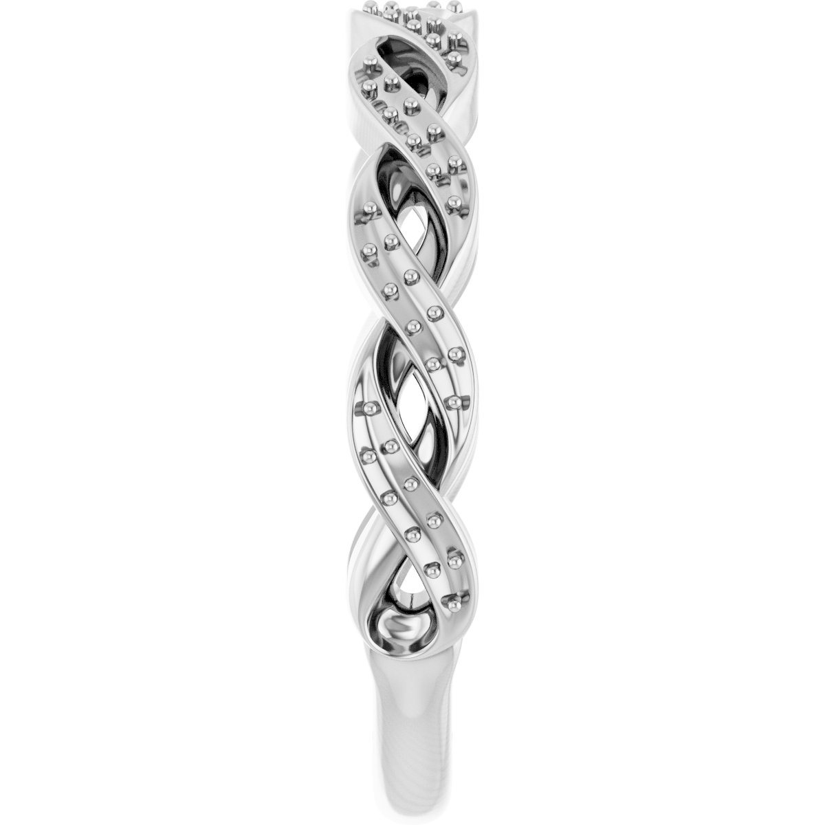 14K White 1/8 CTW Diamond Anniversary Band