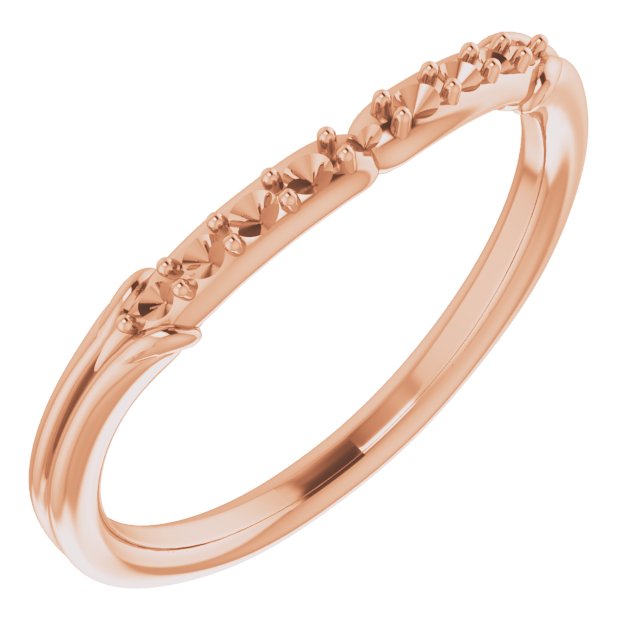 Accented Floral Engagement Ring or Band