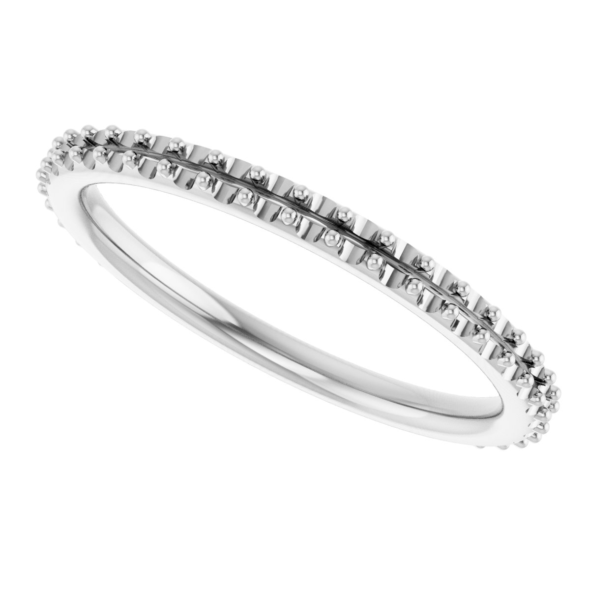 Band Mounting for 4.5 mm Square Ring view 5