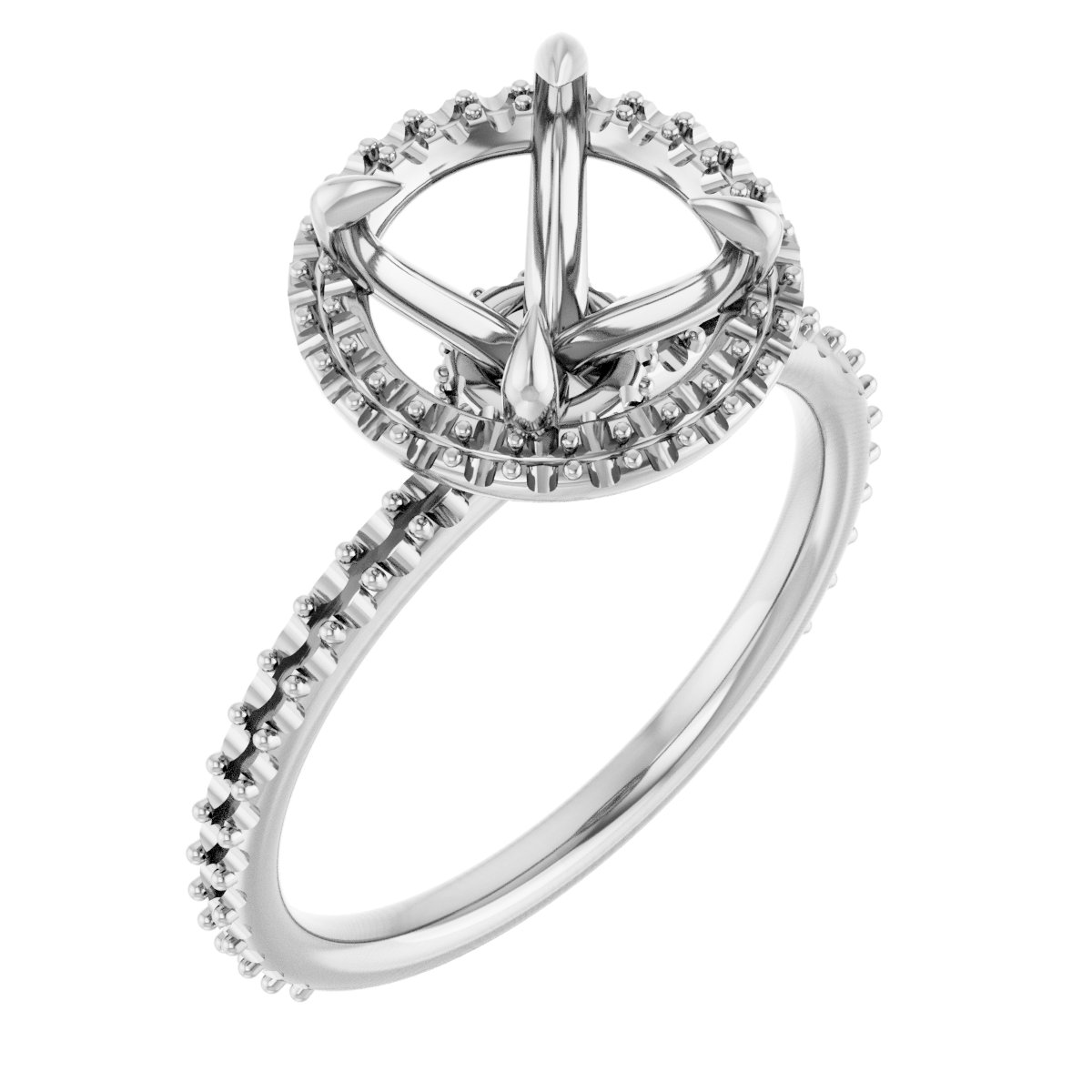 Halo-Style Engagement Ring