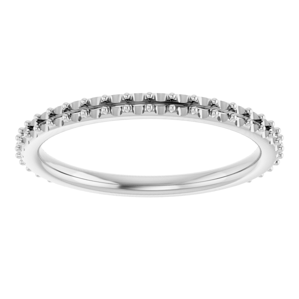 Band Mounting for 4.5 mm Square Ring view 3