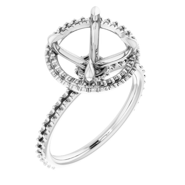 Halo-Style Engagement Ring