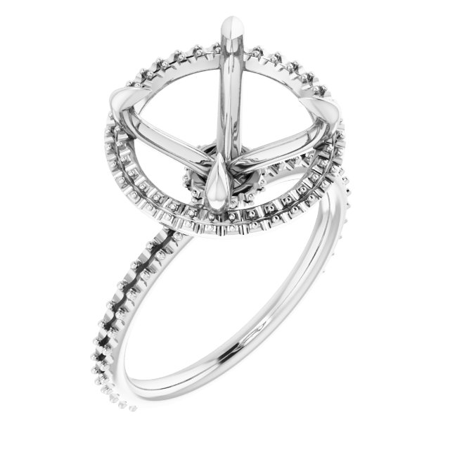 Halo-Style Engagement Ring