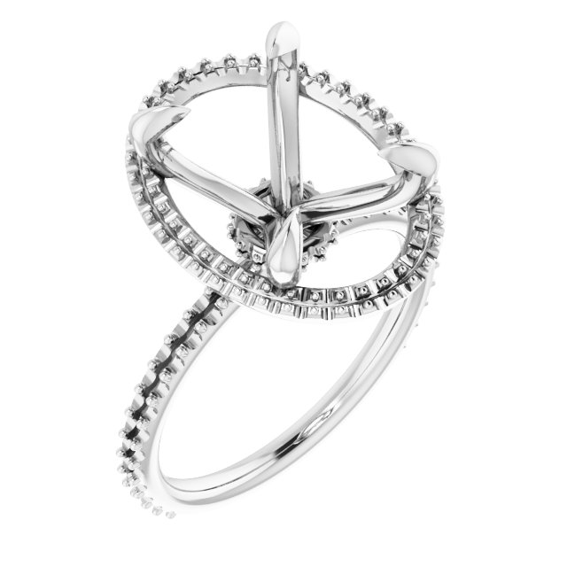Halo-Style Engagement Ring