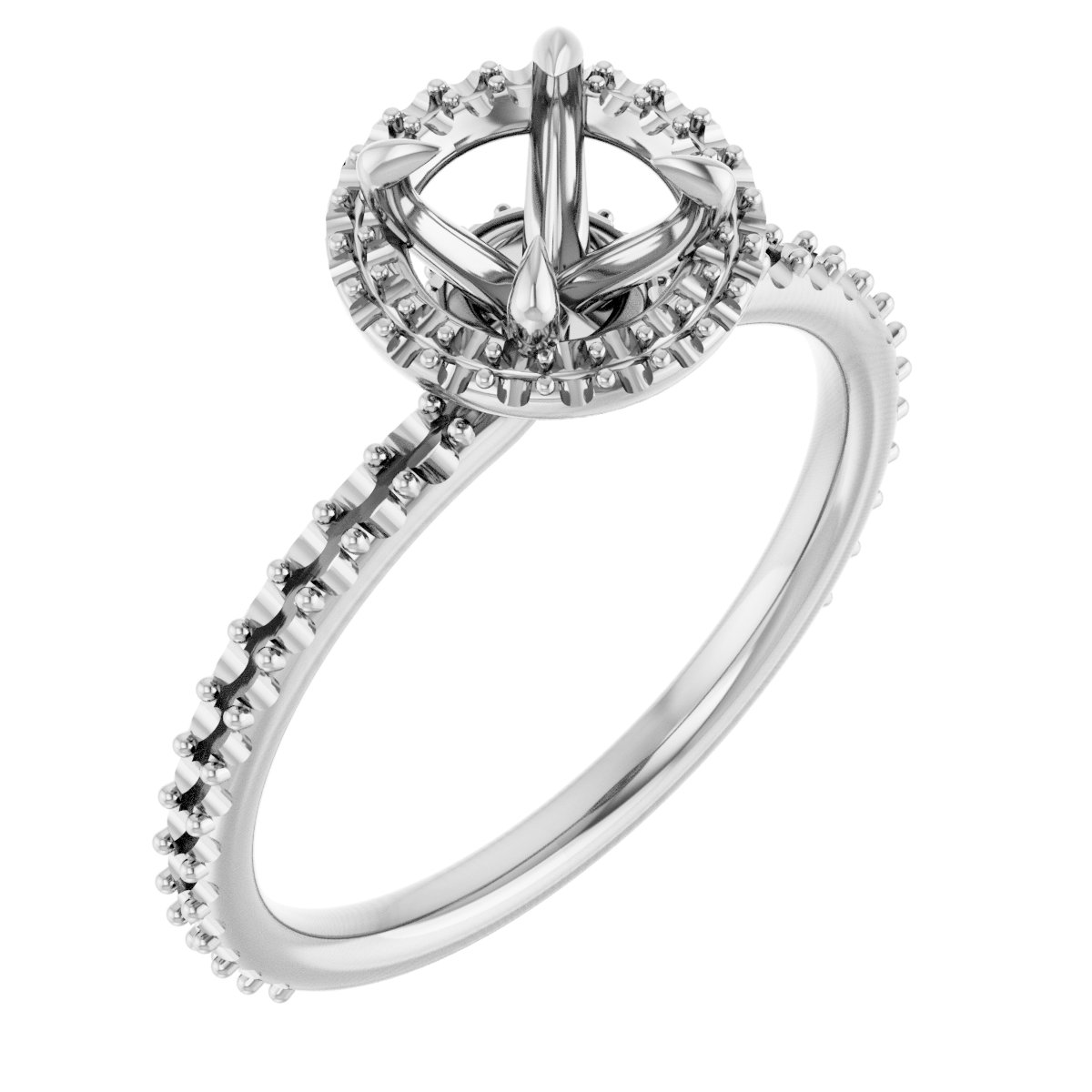Halo-Style Engagement Ring