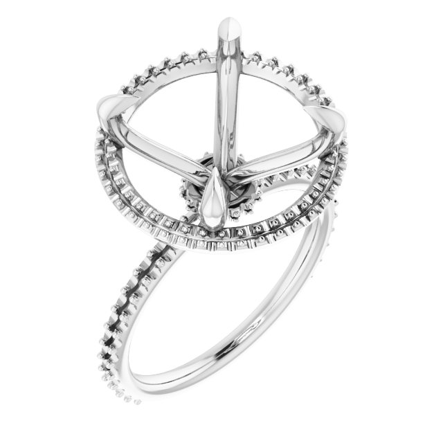 Halo-Style Engagement Ring