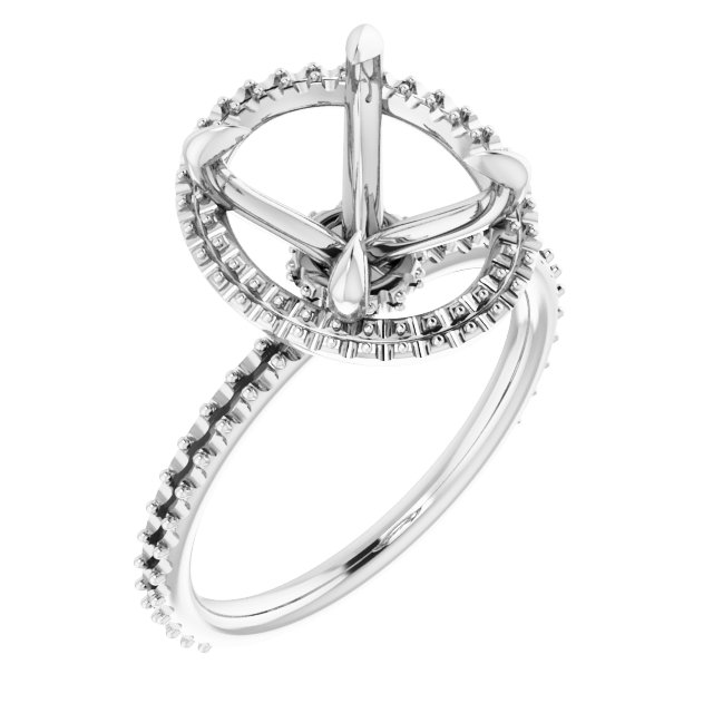 Halo-Style Engagement Ring