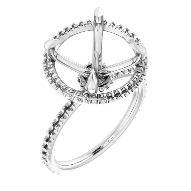 Halo-Style Engagement Ring