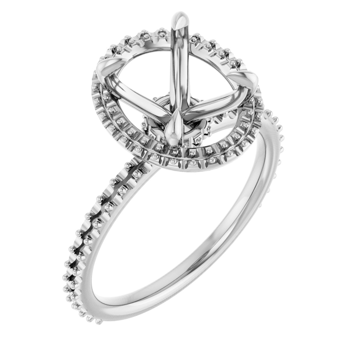 Halo-Style Engagement Ring