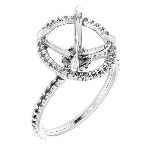 Halo-Style Engagement Ring