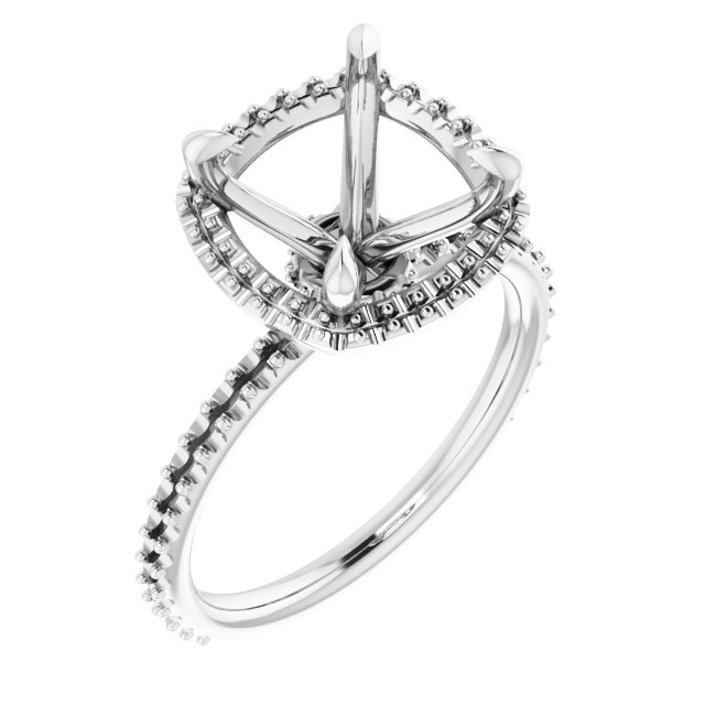 Halo-Style Engagement Ring