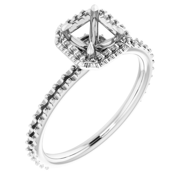 Halo-Style Engagement Ring
