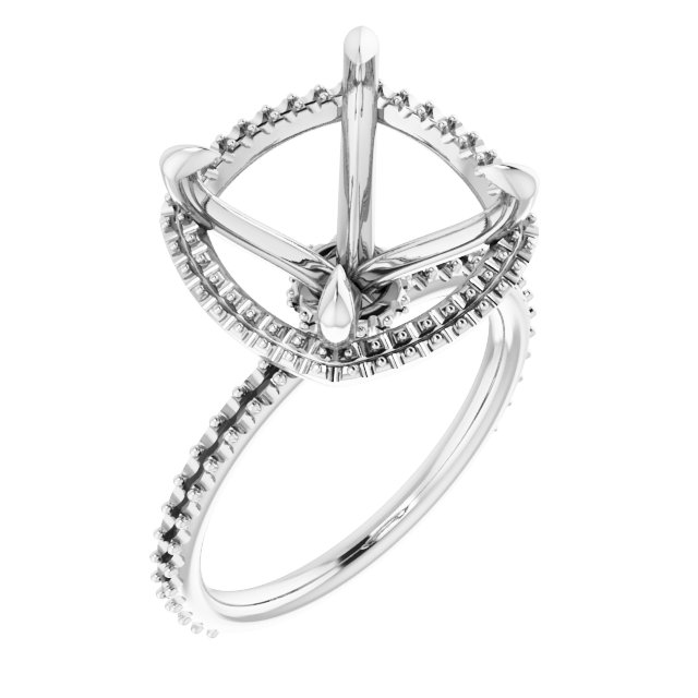 Halo-Style Engagement Ring