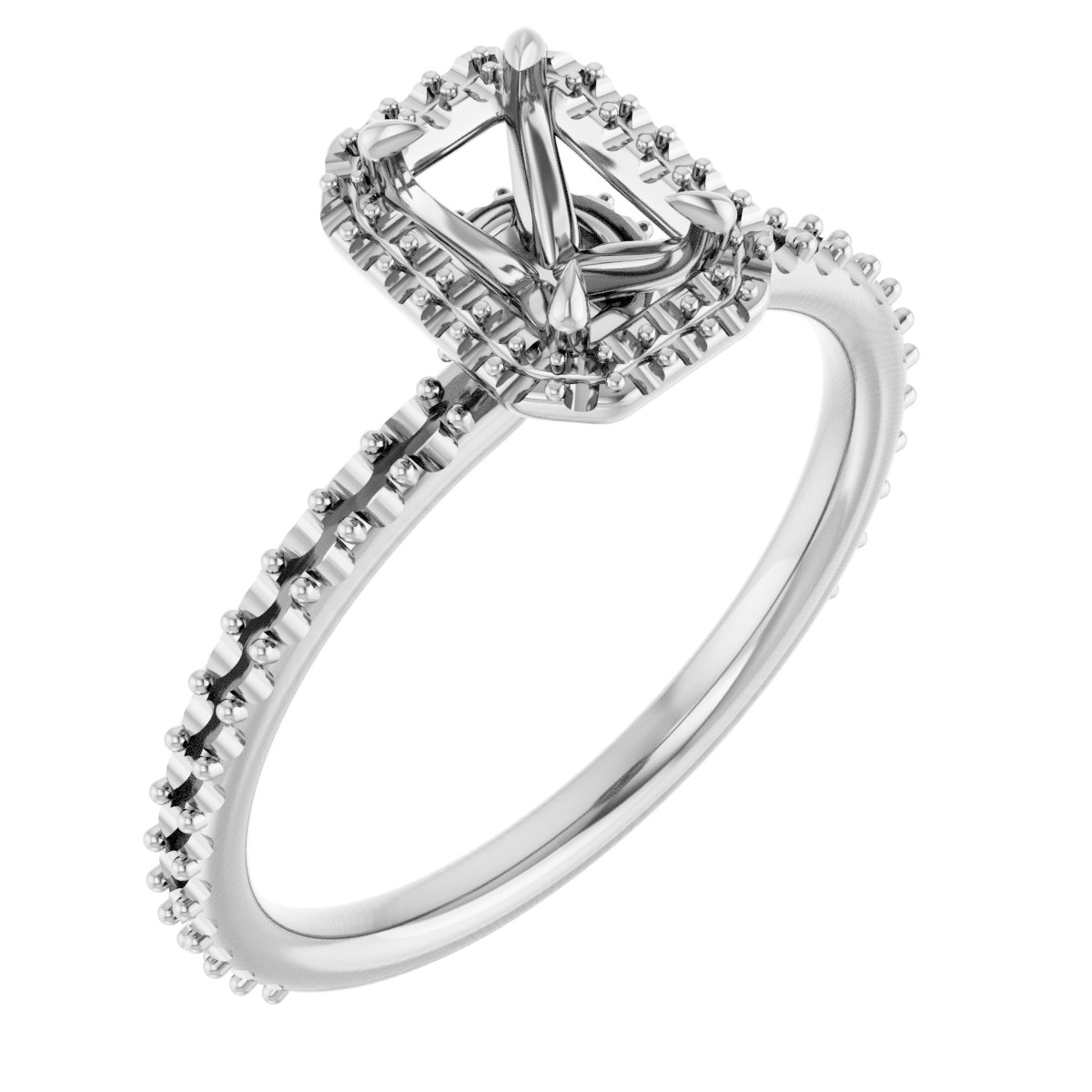 Halo-Style Engagement Ring