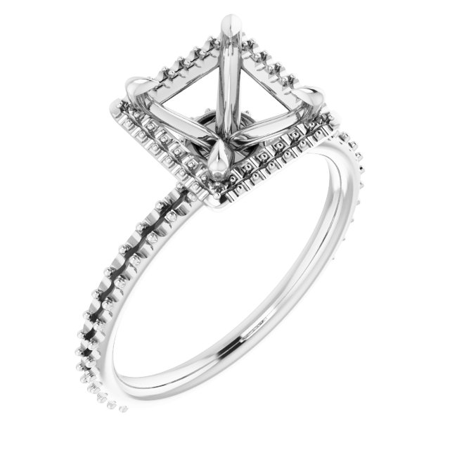 Halo-Style Engagement Ring