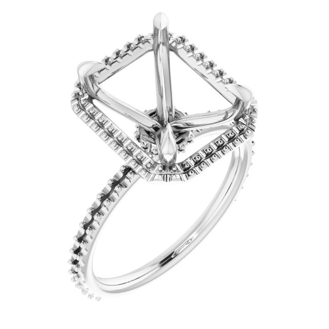 Halo-Style Engagement Ring