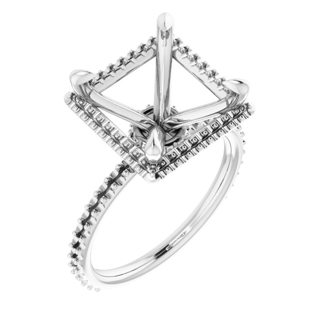 Halo-Style Engagement Ring